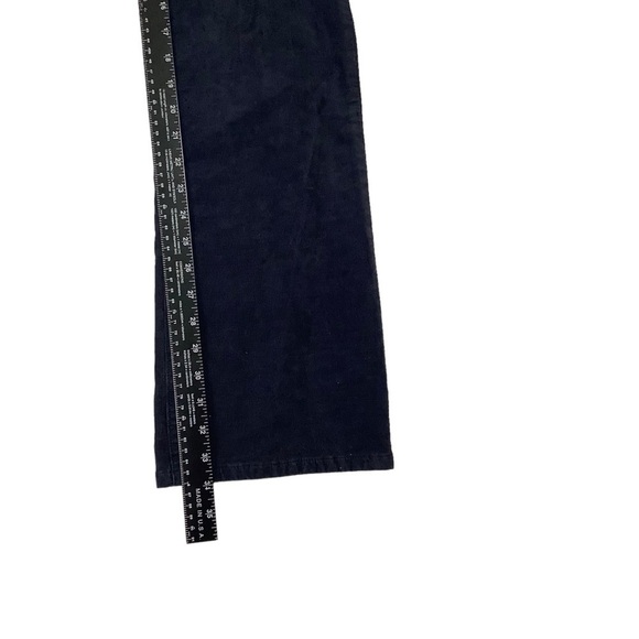 Tory Burch Classic Tory Corduroy Bootcut Pants Sz 28 Navy Cords - Picture 6 of 7